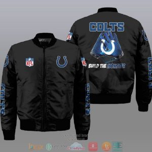 Nfl Indianapolis Colts Build The Monster Bomber Jacket Indianapolis Colts Bomber Jacket