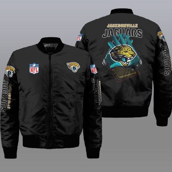 Nfl Jacksonville Jaguars 3D Bomber Jacket Jacksonville Jaguars Bomber Jacket