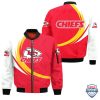 Nfl Kansas City Chiefs Curve Design Bomber Jacket Kansas City Chiefs Bomber Jacket