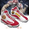Nfl Kansas City Chiefs Red White Air Jordan 13 Shoes Kansas City Chiefs Air Jordan 13 Shoes