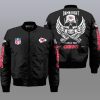 Nfl Kansas City Chiefs Wings Skull 3D Bomber Jacket Kansas City Chiefs Bomber Jacket