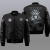 Nfl Las Vegas Raiders 3D Bomber Jacket Las Vegas Raiders Bomber Jacket