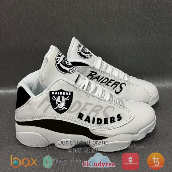 Nfl Las Vegas Raiders Air Jordan 13 Sneakers Shoes Las Vegas Raiders Air Jordan 13 Shoes