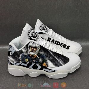 Nfl Las Vegas Raiders Quarterback Air Jordan 13 Shoes Las Vegas Raiders Air Jordan 13 Shoes