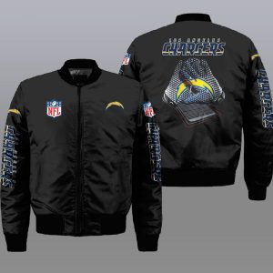 Nfl Los Angeles Chargers 3D Bomber Jacket Los Angeles Chargers Bomber Jacket