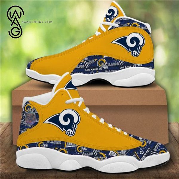 Nfl Los Angeles Rams Yellow Version Air Jordan 13 Shoes Los Angeles Rams Air Jordan 13 Shoes