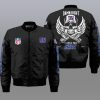 Nfl New York Giants Wings Skull 3D Bomber Jacket New York Giants Bomber Jacket