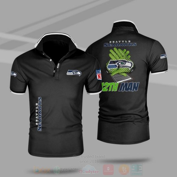 Nfl Seattle Seahawks Premium Polo Shirt Seattle Seahawks Polo Shirts