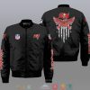 Nfl Tampa Bay Buccaneers Eagle Thin Line Flag Bomber Jacket Tampa Bay Buccaneers Bomber Jacket