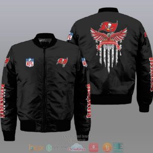 Nfl Tampa Bay Buccaneers Eagle Thin Line Flag Bomber Jacket Tampa Bay Buccaneers Bomber Jacket
