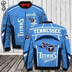 Nfl Tennessee Titans All Over Printed Bomber Jacket Tennessee Titans Bomber Jacket
