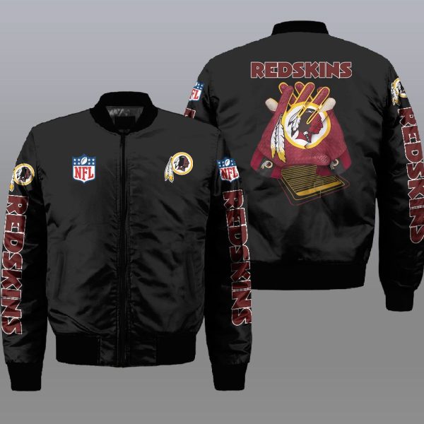 Nfl Washington Football Team 3D Bomber Jacket Washington Football Team Bomber Jacket