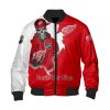 Nhl Detroit Red Wings Death Skull Bomber Jacket Detroit Red Wings Bomber Jacket