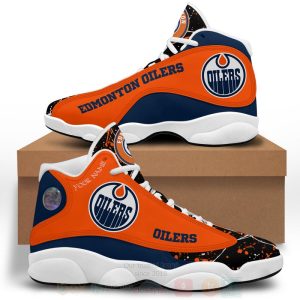 Nhl Edmonton Oilers Personalized Air Jordan 13 Shoes Edmonton Oilers Air Jordan 13 Shoes