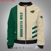 Nhl Minnesota Wild Gucci 3D Bomber Jacket Minnesota Wild Bomber Jacket