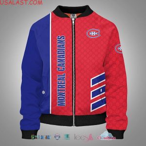 Nhl Montreal Canadiens Gucci 3D Bomber Jacket Montreal Canadiens Bomber Jacket