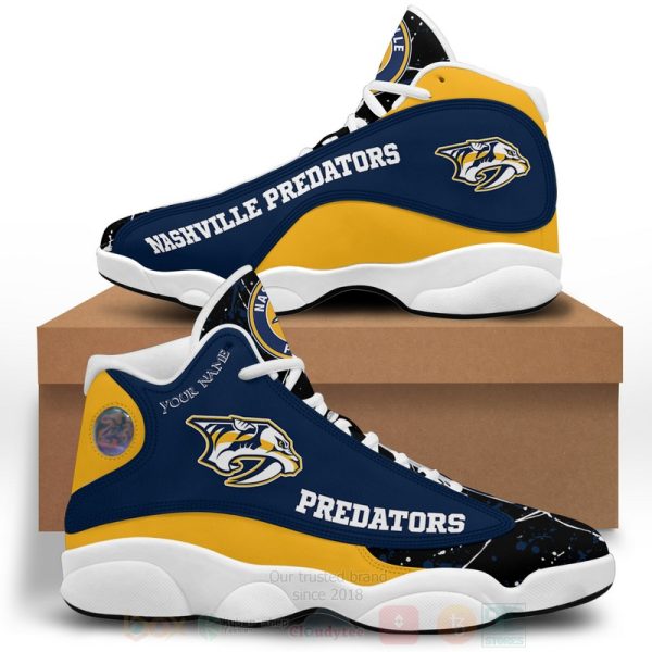 Nhl Nashville Predators Personalized Air Jordan 13 Shoes Nashville Predators Air Jordan 13 Shoes