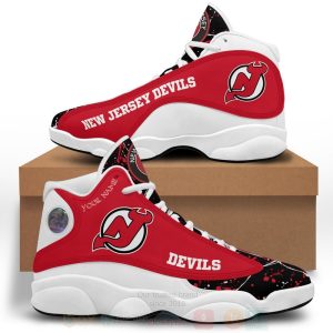 Nhl New Jersey Devils Personalized Air Jordan 13 Shoes New Jersey Devils Air Jordan 13 Shoes