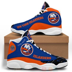 Nhl New York Islanders Personalized Air Jordan 13 Shoes New York Islanders Air Jordan 13 Shoes