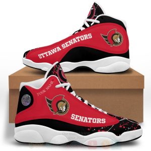 Nhl Ottawa Senators Personalized Air Jordan 13 Shoes Ottawa Senators Air Jordan 13 Shoes