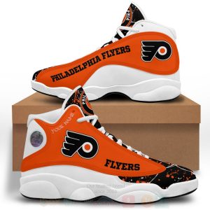 Nhl Philadelphia Flyers Personalized Air Jordan 13 Shoes Philadelphia Flyers Air Jordan 13 Shoes