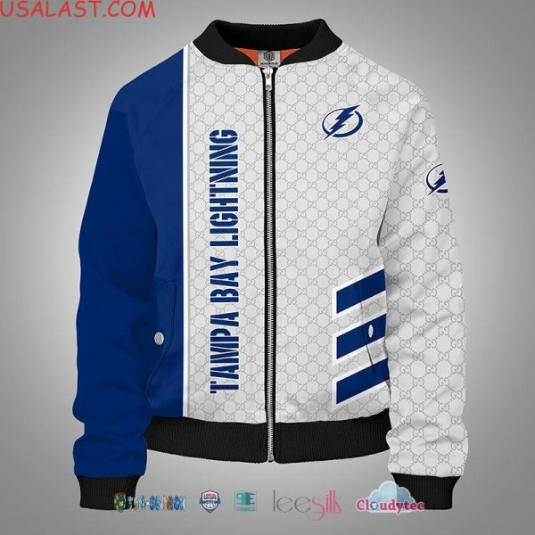 Nhl Tampa Bay Lightning Gucci 3D Bomber Jacket Tampa Bay Lightning Bomber Jacket