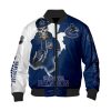 Nhl Vancouver Canucks Death Skull Bomber Jacket Vancouver Canucks Bomber Jacket