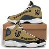 Nhl Vegas Golden Knights Personalized Air Jordan 13 Shoes Vegas Golden Knights Air Jordan 13 Shoes