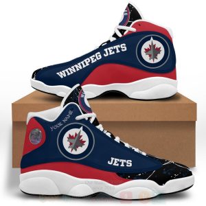 Nhl Winnipeg Jets Personalized Air Jordan 13 Shoes Winnipeg Jets Air Jordan 13 Shoes