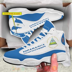 Nicaragua Personalized Blue Air Jordan 13 Shoes Personalized Air Jordan 13 Shoes