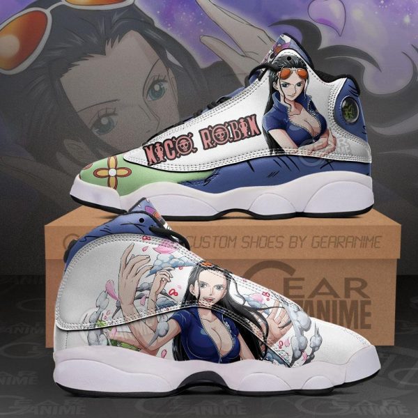 Nico Robin Anime One Piece Air Jordan 13 Shoes One Piece Air Jordan 13 Shoes