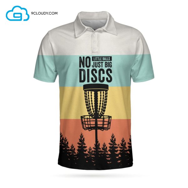 No Little Balls Just Big Discs Full Printing Polo Shirt