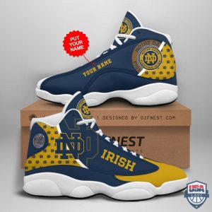 Notre Dame Fighting Irish Air Jordan 13 Custom Name Personalized Shoes Notre Dame Fighting Irish Air Jordan 13 Shoes