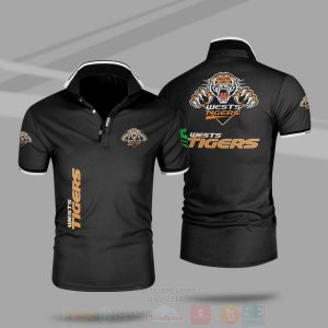 Nrl Wests Tigers Premium Polo Shirt NRL Teams Polo Shirts