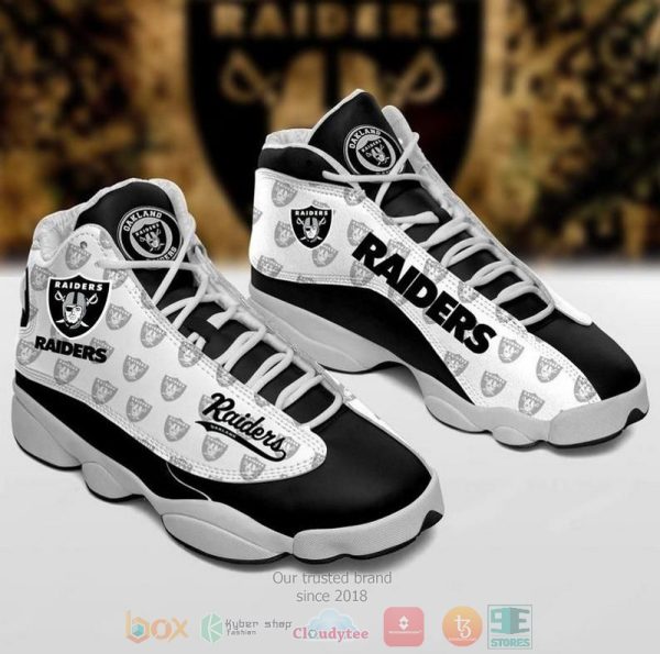 Oakland Raiders Nfl Football Team Air Jordan 13 Shoes Oakland Raiders Air Jordan 13 Shoes