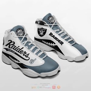 Oakland Raiders Nfl Light Blue Air Jordan 13 Shoes Oakland Raiders Air Jordan 13 Shoes
