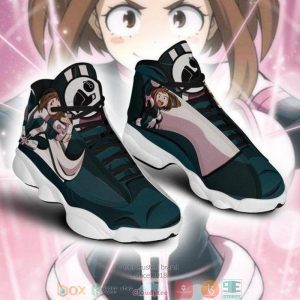 Ochako Uraraka My Hero Academia Anime A114 Air Jordan 13 Sneaker Shoes My Hero Academia Air Jordan 13 Shoes