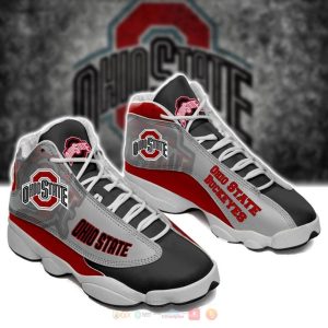 Ohio State Buckeyes Black Grey Air Jordan 13 Shoes Ohio State Buckeyes Air Jordan 13 Shoes