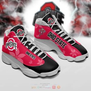Ohio State Buckeyes Black Red Air Jordan 13 Shoes Ohio State Buckeyes Air Jordan 13 Shoes