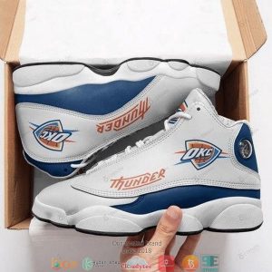 Oklahoma City Thunder Team Nba Football Air Jordan 13 Sneaker Shoes Oklahoma City Thunder Air Jordan 13 Shoes