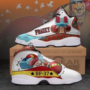 One Piece Franky Air Jordan 13 Sneaker Shoes One Piece Air Jordan 13 Shoes