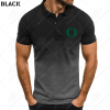 Oregon Ducks Football Men Gradient Polo Shirt Football Team Polo Shirts