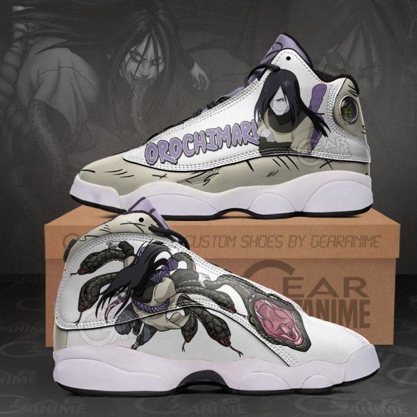 Orochimaru Air Jordan 13 Sneaker Shoes Naruto Shippuden Air Jordan 13 Shoes