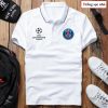 Paris Saint Germain Uefa Champions League White Polo Shirt Paris Saint Germain Polo Shirts
