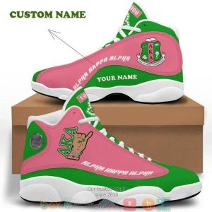 Personalized Alpha Kappa Alpha Hand Sign Air Jordan 13 Sneaker Shoes Personalized Air Jordan 13 Shoes
