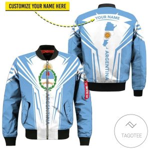 Personalized Argentina Map 3D Bomber Jacket Personalized Bomber Jacket