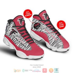 Personalized Atlanta Falcons Nfl Football Teams Big Logo Gift Air Jordan 13 Sneaker Shoes Atlanta Falcons Air Jordan 13 Shoes