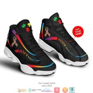 Personalized Autism Awareness Air Jordan 13 Sneaker Shoes Personalized Air Jordan 13 Shoes