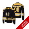 Personalized Boston Bruins Nhl Custom Bomber Jacket Boston Bruins Bomber Jacket
