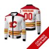 Personalized Calgary Flames Nhl Custom Bomber Jacket Calgary Flames Bomber Jacket